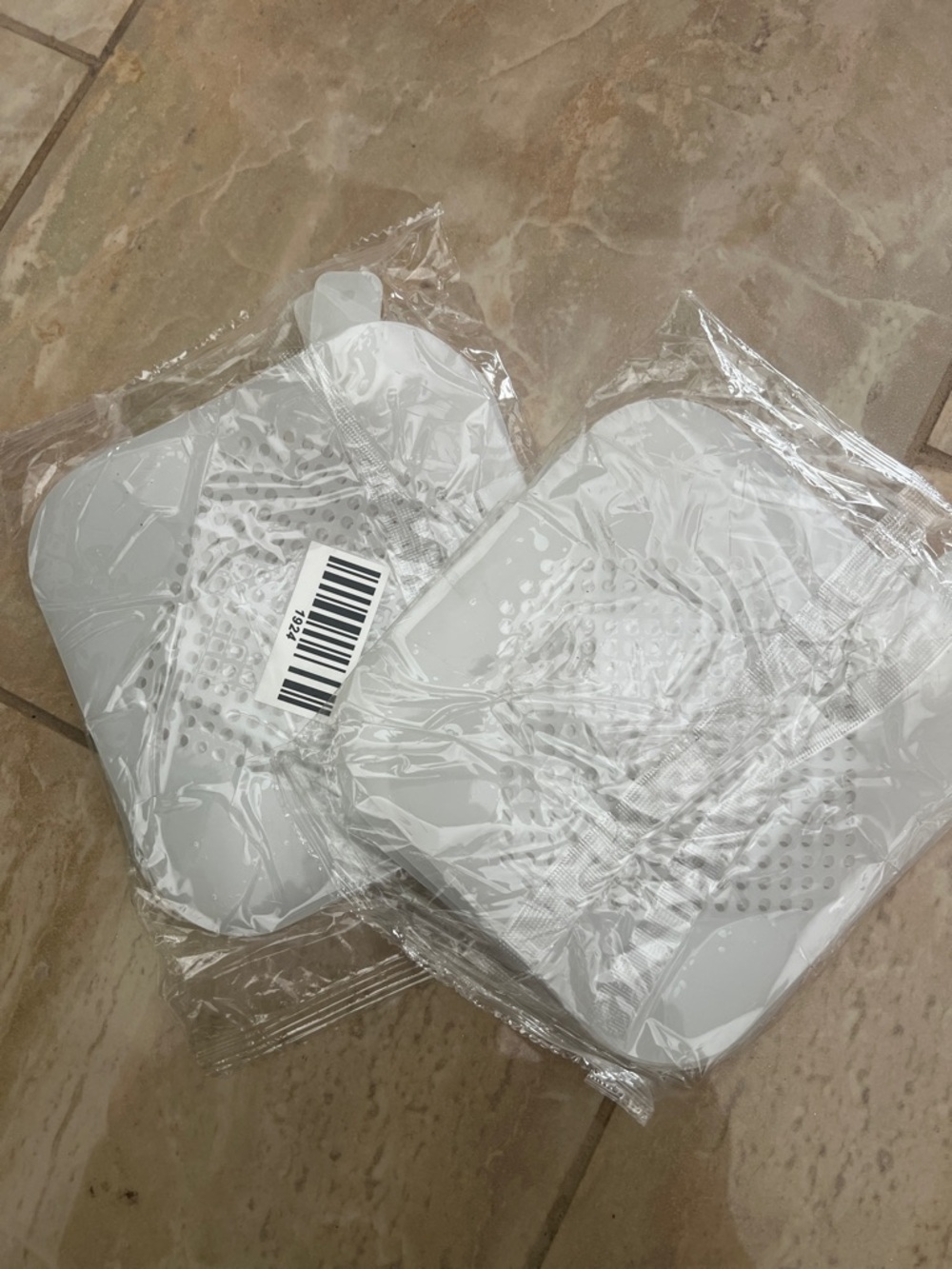 New multi pack White Silicone Drain catcher
